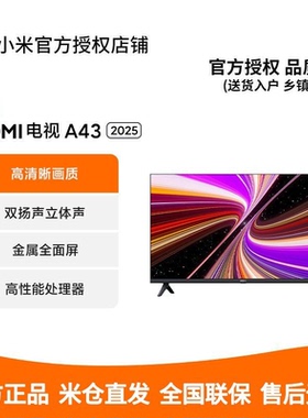 小米REDMI A43英寸2025节能版L43RA-RAE智能网络高清电视机家用32
