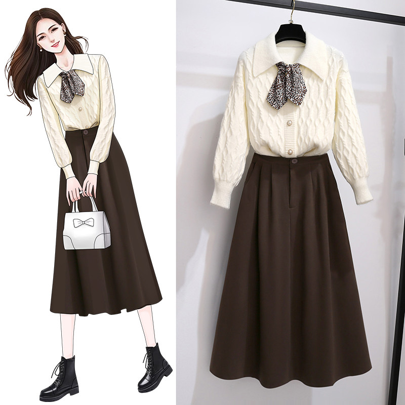 职业套装连衣裙2025早秋季公务员正式场合穿搭教师教资面试衣服女