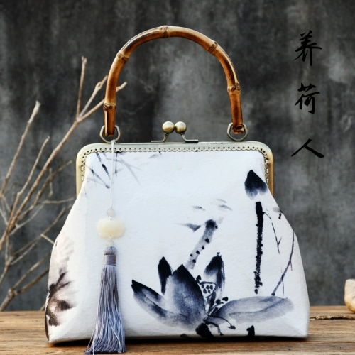 Бамбуковый шелковый набор материалов, китайское ципао, ханьфу, DIY, китайский стиль