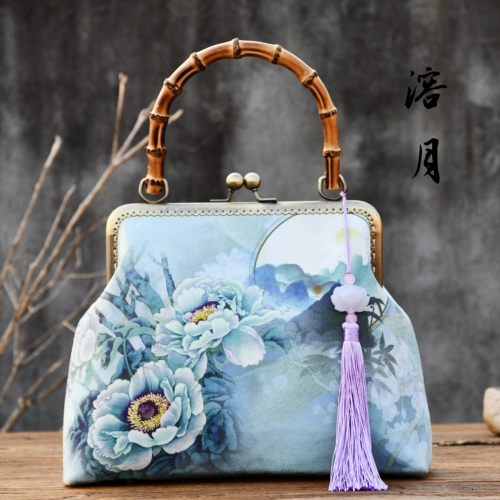 Бамбуковый шелковый набор материалов, китайское ципао, ханьфу, DIY, китайский стиль