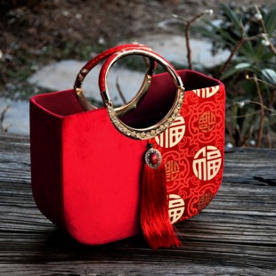 镇—店-布艺宋锦手工包非遗锦缎新中式真丝口金包DIY材料包