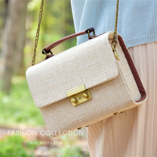 Бостонская сумка, барсетка, ткань