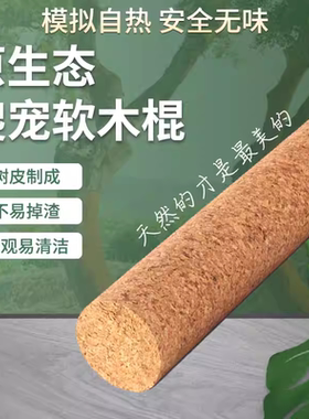 R属巨人盖勾亚睫角守宫树蛙攀爬软木棒树栖爬宠软木果茶棍造景藤
