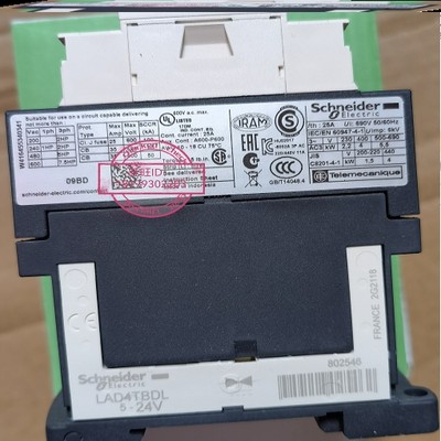 【假一罚十】议价印尼产施耐德LC1D09BD 直流接触器 DC24V 9A秒发