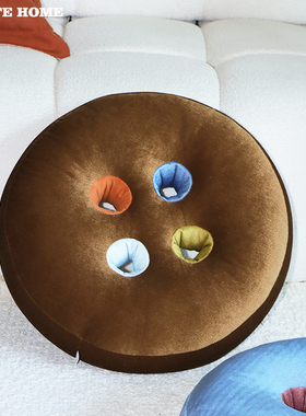 秋冬加厚坐垫地上看书蒲团榻榻米沙发垫子客厅地毯坐墩四季屁股垫