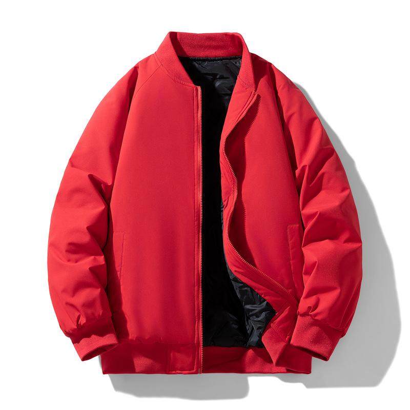 秋冬多色大码夹克美式棒球领飞行棉服工装宽松休闲轻薄款上衣外套,男装,夹克,淘宝优惠券,粉丝福利购,淘宝优惠卷