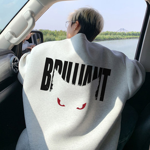 T恤内搭男 360g重磅圆领卫衣加肥加大宽松休闲打底衫 2025秋季 大码