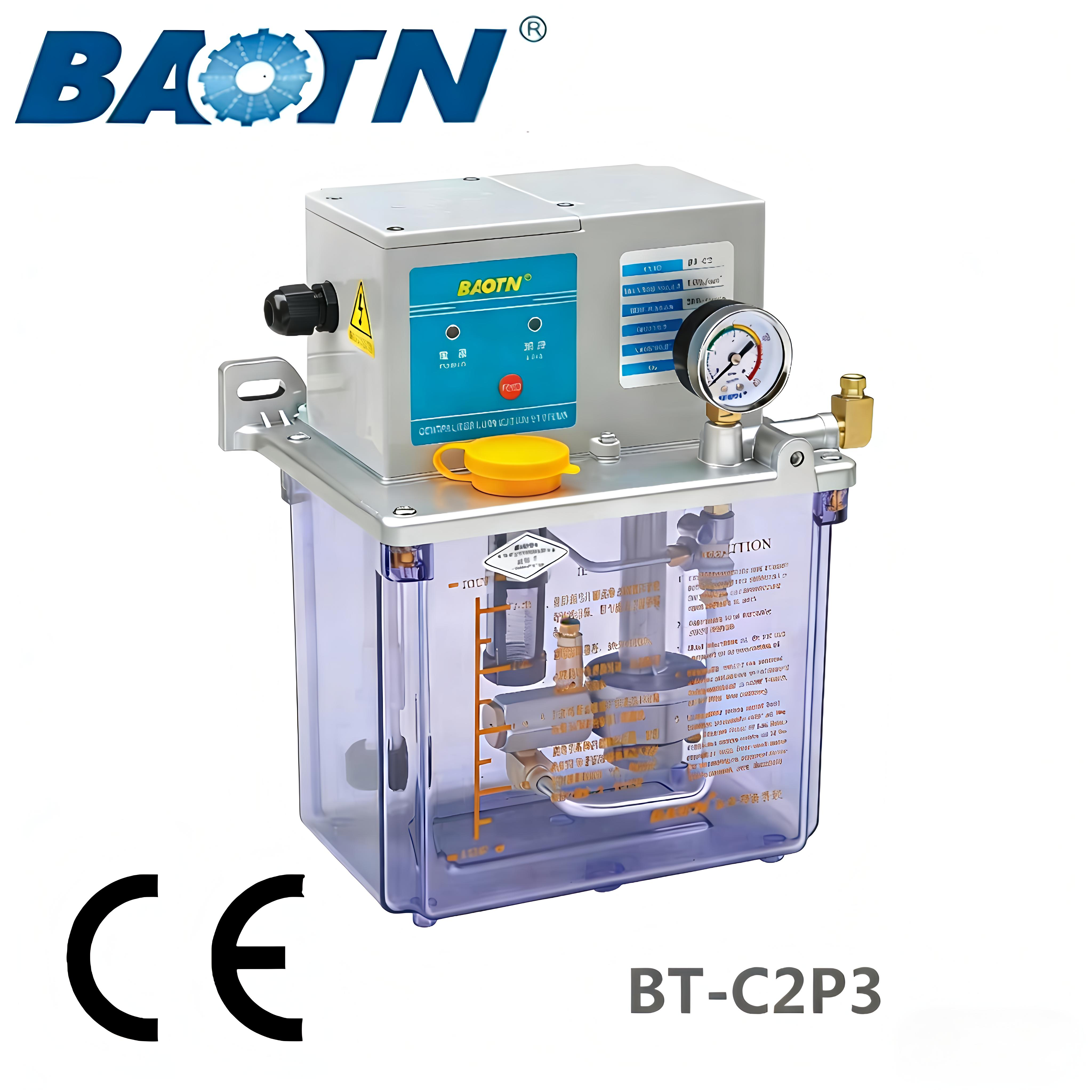 厂家直销宝腾BT-C2P电动机床润滑泵，稀油齿轮泵，定量打油器