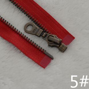 YKK金属拉链 5号青古铜单开50-100cm红外套门襟拉链 YKK原产拉链