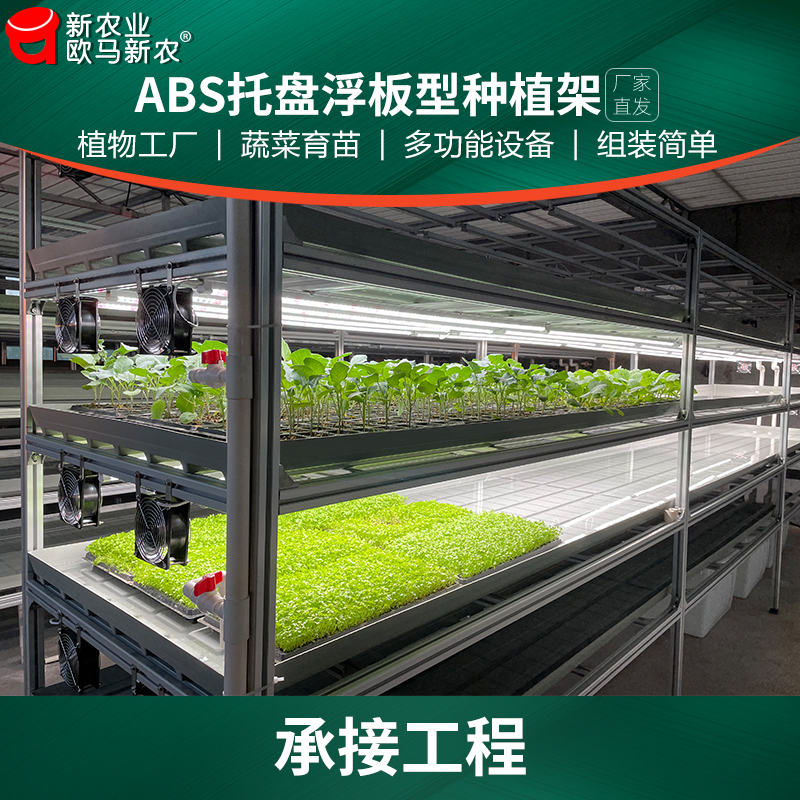 无土栽培设备工程纯水培青菜蔬菜育苗人工光ABS托盘浮板型种植架 鲜花速递/花卉仿真/绿植园艺 花架 原图主图