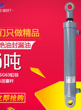 HSG63液压油缸双向液压缸单向升降小型重型5吨单缸轻型电动总成