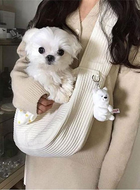 ins猫包书包韩风小众seoru冬天宠物包帆布斜挎女单肩外出便携2025