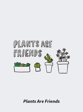 NEUF弗植物防水纹身贴 阳台上的朋友 可爱植物多肉仙人球盆栽