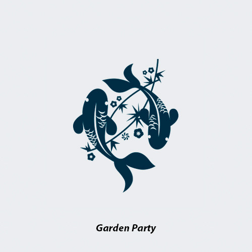 neuf弗 创意防水纹身贴《游园地》 鲤鱼图腾双鱼纹样东方美