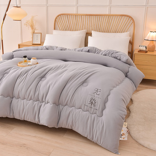 新疆 羽丝绒被子冬天加厚冬被保暖被宿舍单人学生被芯春秋被 包邮