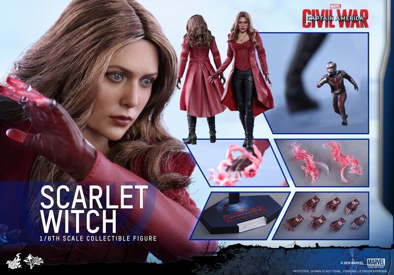 全新现货 hottoys1/6 mms370《美国队长3:内战》 绯红女巫 3.