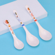 可爱卡通儿童勺子食品级宝宝吃饭勺防烫婴幼儿铺食勺小孩饭勺密胺