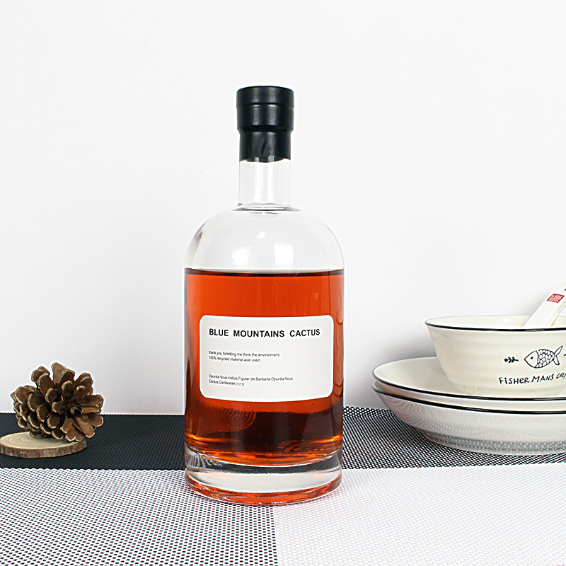 回声果酒瓶500ml晶白料玻璃酒瓶