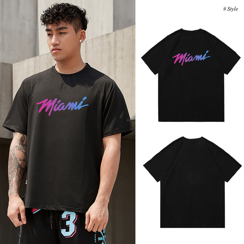 热火篮球训练服健身短袖速干
