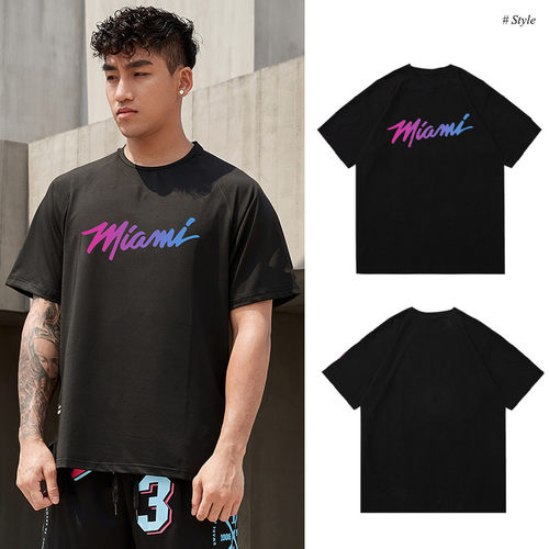 热火篮球训练服健身短袖速干