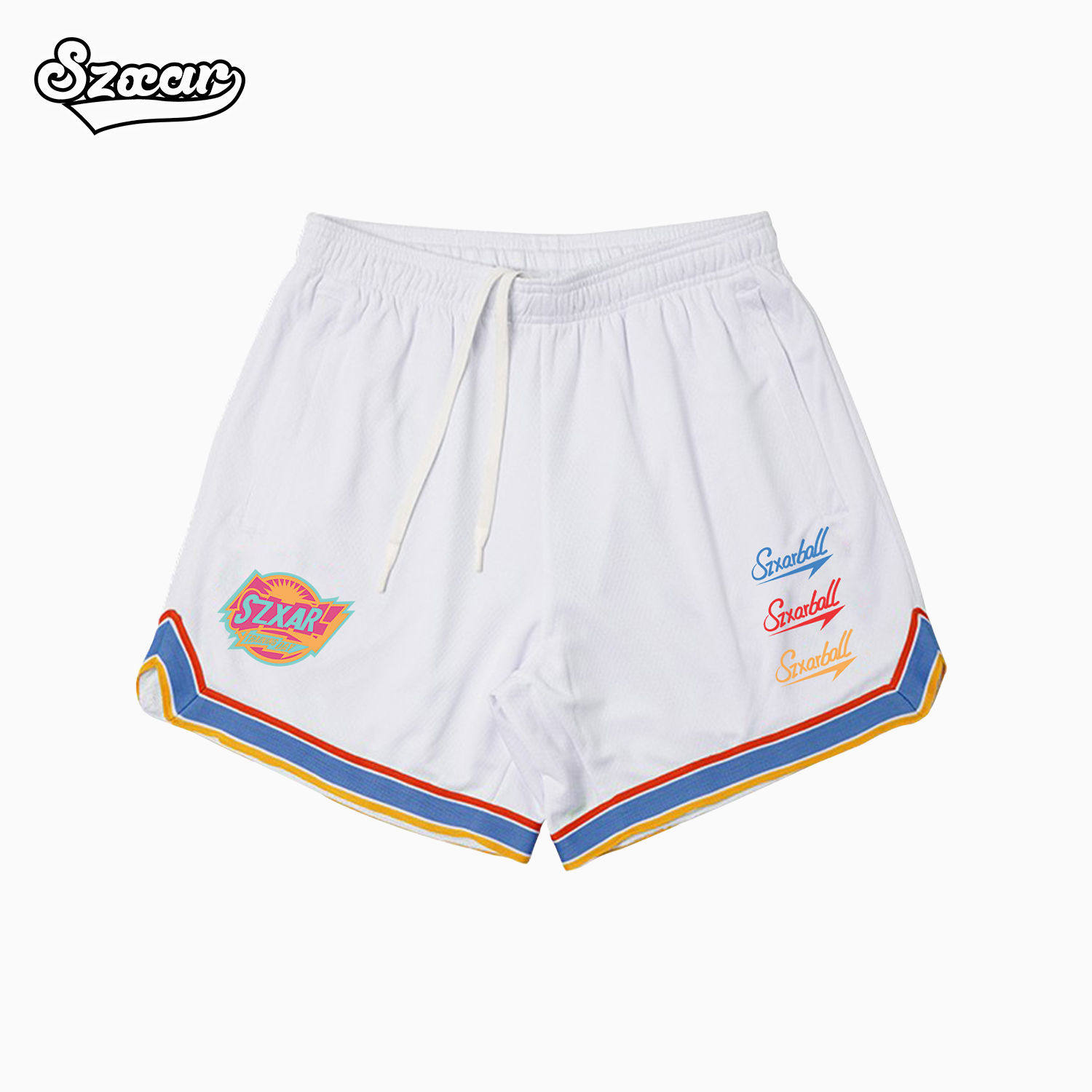 美式篮球短裤夏季运动健身训练宽松速干透气网眼三分四分裤子男女