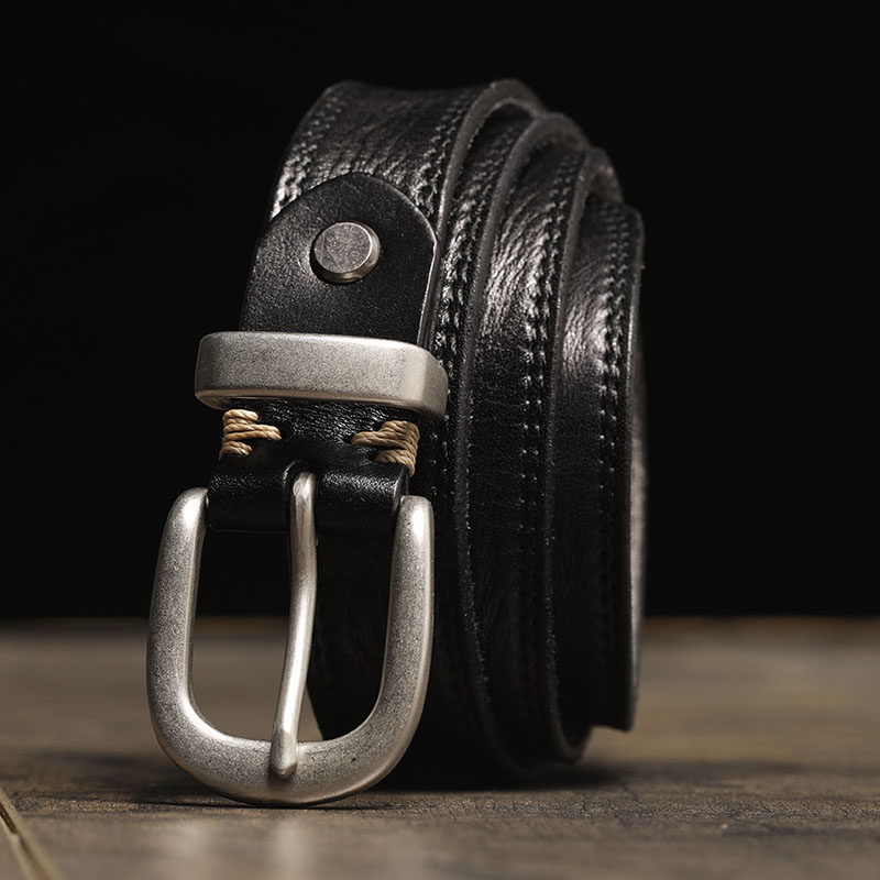 手工复古女士古银色头牛仔裤百搭皮带女夏头层牛皮真皮腰带ins风,服饰配件/皮带/帽子/围巾,腰带/皮带/腰链,淘宝优惠券,粉丝福利购,淘宝优惠卷