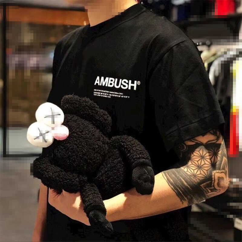 ÈÕ³±AMBUSH T-SHIRT ÐØÇ°×Öĸlogo ÄÐŮԲÁì¶ÌÐäTÐô tee ÇéÂÂ