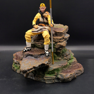 1/12兵人场景配件mezco岩石悬崖地台6寸人偶手办模型山地shf底座