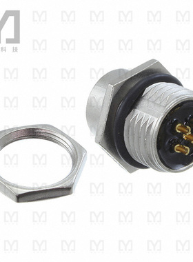 M12A-05PFFS-SH8001【CONN RCPT FMALE 5POS SOLDER CUP】