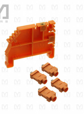 1068160000【CONN TERM BLK END BRCKT RAIL BLU】