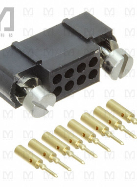 M80-5620805【CONN HEADER 8P CRIMP 22AWG GOLD】