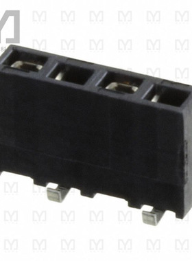 1241152-4【CONN RCPT 4POS 0.1 GOLD SMD】