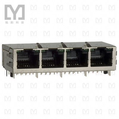 JG0-0025NL【CONN MAGJACK 4PORT 1000 BASE-T】