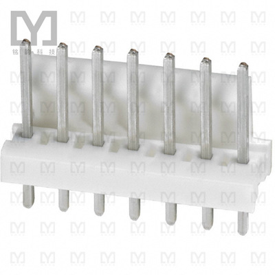 640454-7【CONN HEADER VERT 7POS 2.54MM】