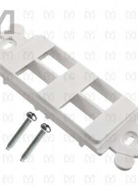 NK4RMFWH【MOD FRAME SNGL GANG 4PORT WHITE】