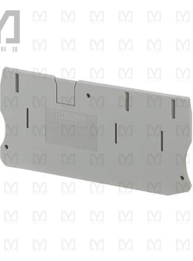 3208748【CONN TERM BLK END PLATE GRAY】