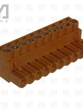 1954410000【TERM BLOCK PLUG 10POS STR 5MM】