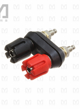 BU-P6883【CONN BIND POST DL FLUTD BLK/RED】