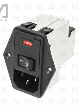 1-6609929-5【PWR ENT MOD RCPT IEC320-C14 PNL】