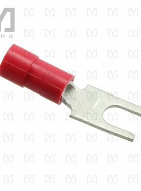 0191310042【CONN SPADE TERM 18-22AWG #6 RED】