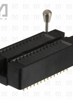 28-6554-11【CONN IC DIP SOCKET ZIF 28POS GLD】