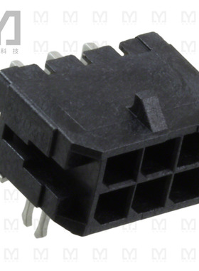 0430450608【CONN HEADER SMD R/A 6POS 3MM】