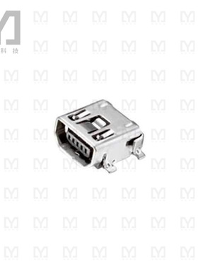 1-1734328-2【CONN RCPT USB2.0 MINI AB SMD R/A】