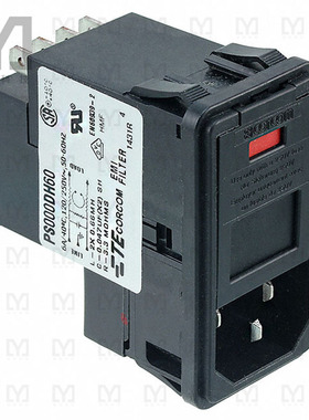 4-6609952-5【PWR ENT MOD RCPT IEC320-C14 PNL】