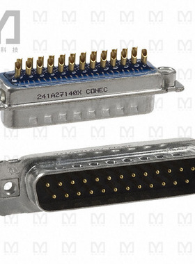 241A27140X【CONN D-SUB PLUG 25P SLDR CUP】