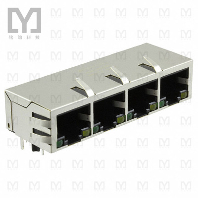 JXD0-4015NL【CONN MAGJACK 4PORT 1000 BASE-T】