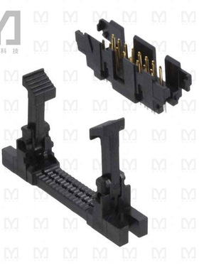 1-111506-8【CONN PLUG 16P IDC 26-28AWG GOLD】