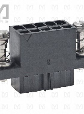 M80-4591098【CONN RECEPT 2MM W/SCREW 10POS】