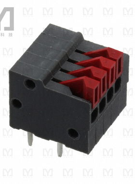 32.4404【PUSHIN PCB TERM 4P 2.54MM 6A GRY】