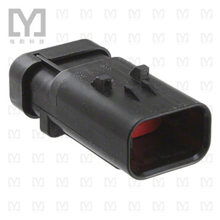 776430-1【CONN CAP ASSY 3POS 14-18AWG RED】